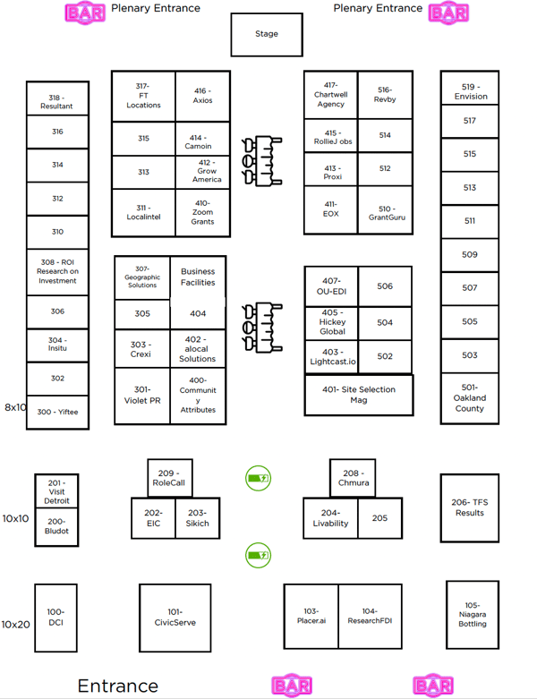 Exhibit Hall Floorplan
