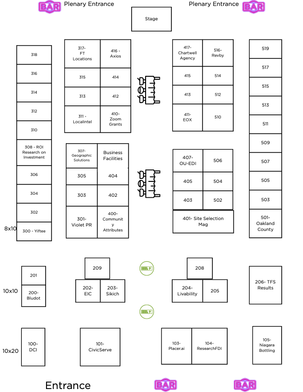 2025 IEDC Annual Conference Exhibition Floorplan 2025 IEDC Annual Conference Exhibition Floorplan